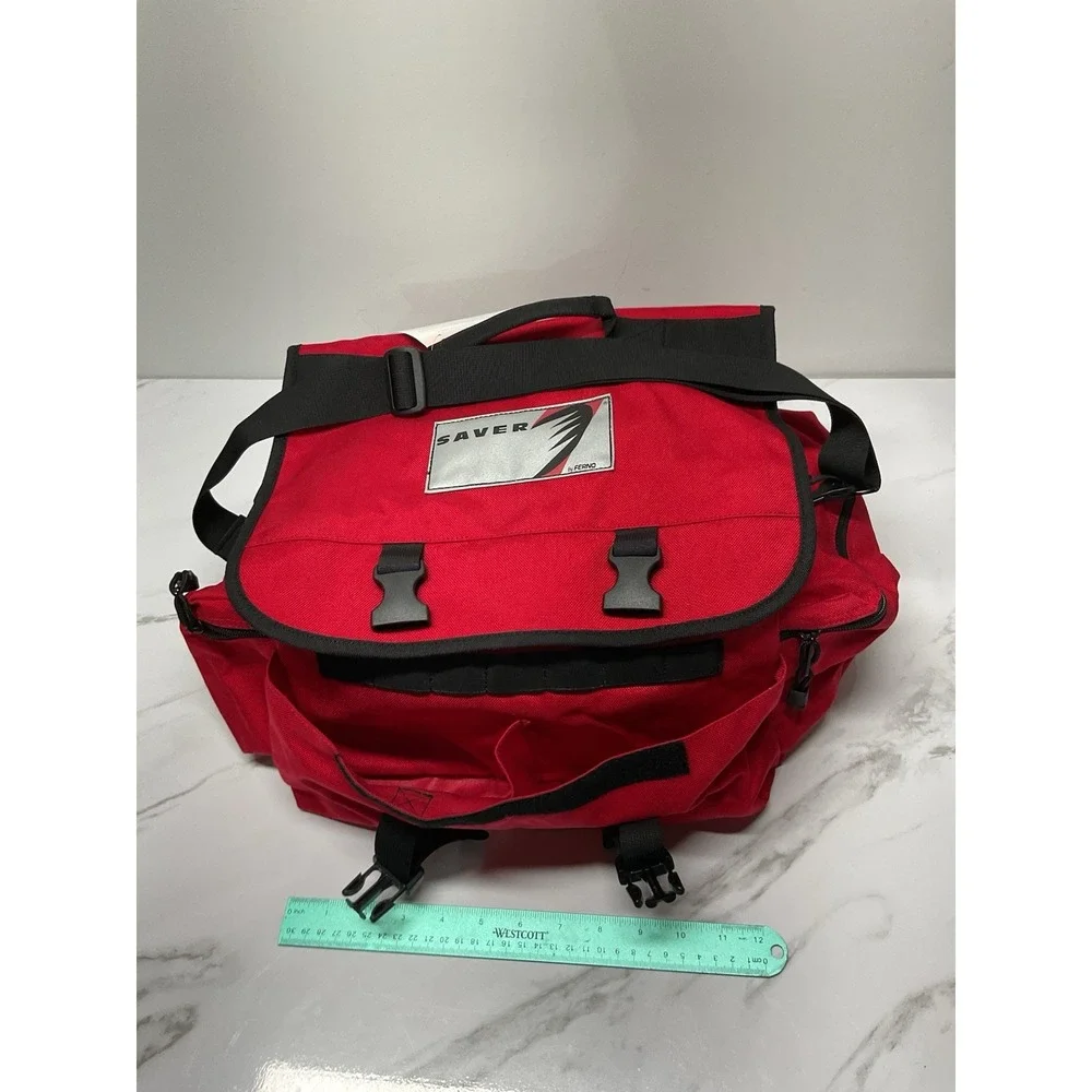 Ferno 2100 Saver First Responder Bag EMT EMS Medical Trauma Kit Red New W/ Tags